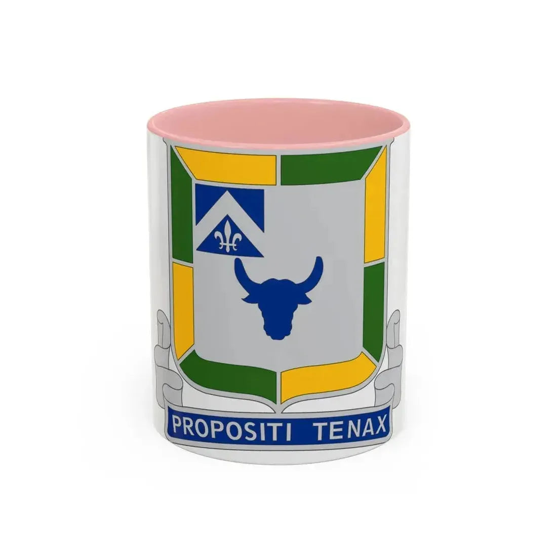 133 Tank Battalion (U.S. Army) Accent Coffee Mug 11oz Pink - Go Mug Yourself