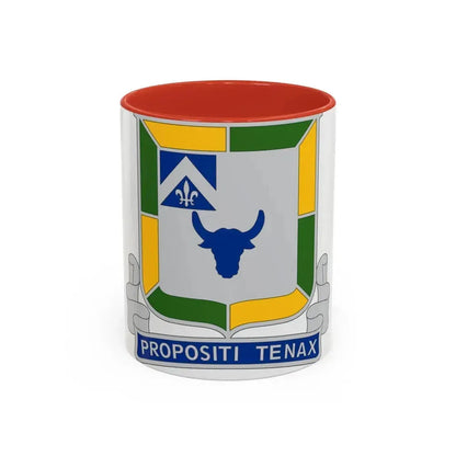 133 Tank Battalion (U.S. Army) Accent Coffee Mug 11oz Red - Go Mug Yourself