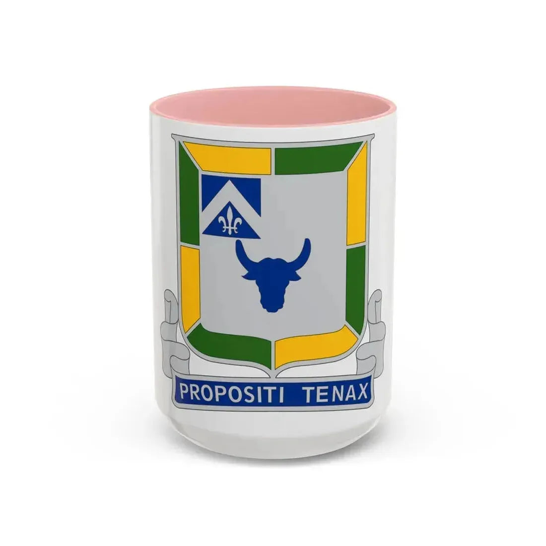 133 Tank Battalion (U.S. Army) Accent Coffee Mug 15oz Pink - Go Mug Yourself