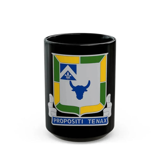 133 Tank Battalion (U.S. Army) Black Coffee Mug 15oz - Go Mug Yourself