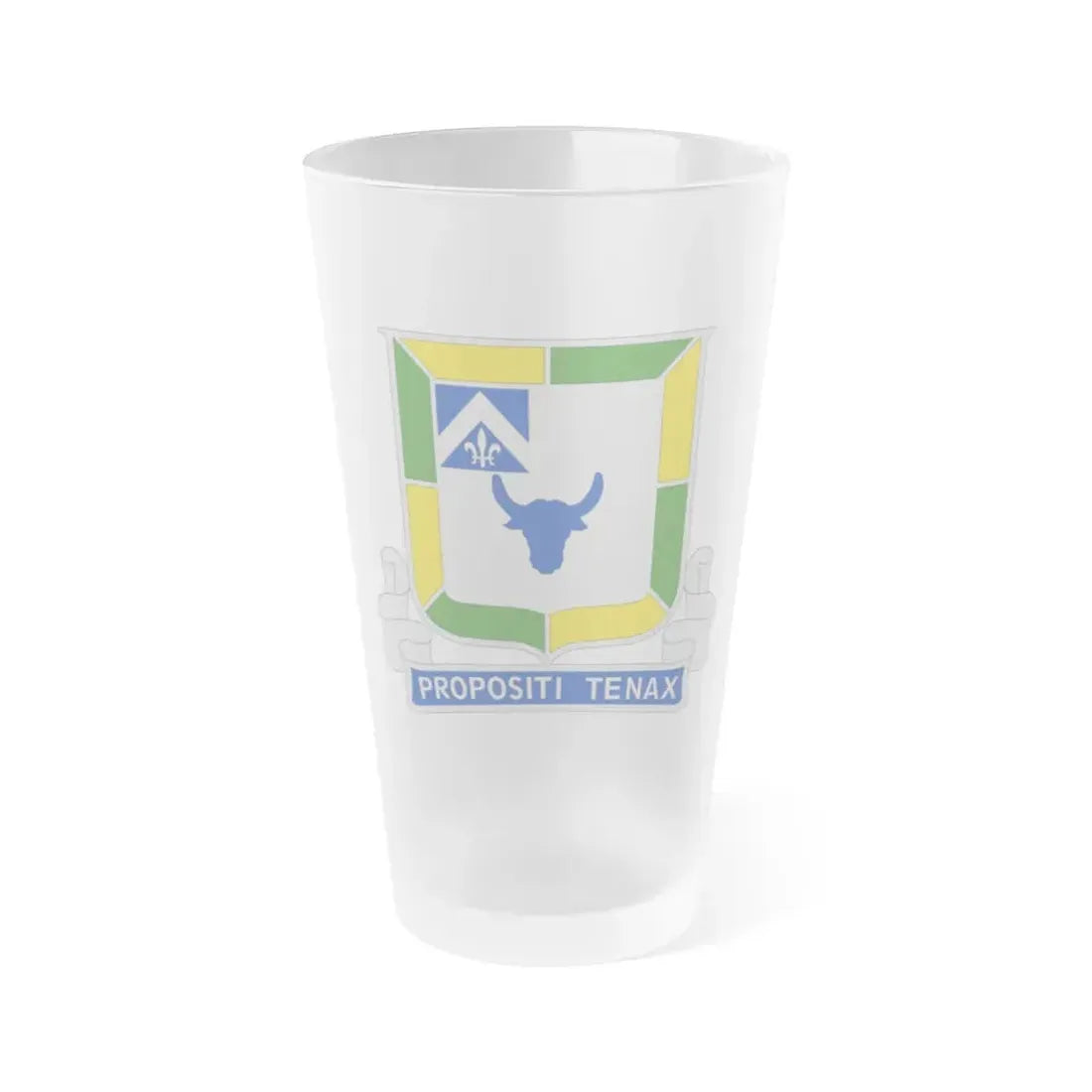133 Tank Battalion (U.S. Army) Frosted Pint Glass 16oz Default Title - Go Mug Yourself