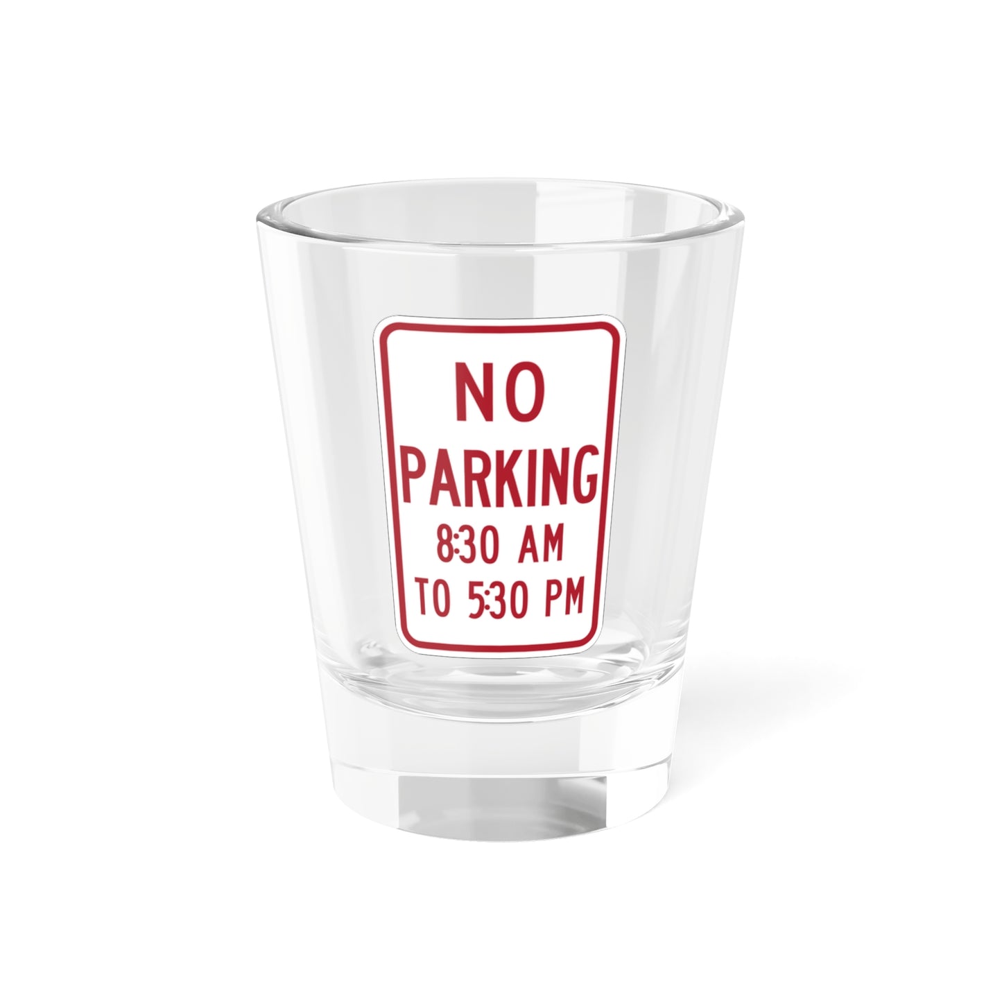 MUTCD-MI R7-2b (Michigan) (Road Sign) Shot Glass 1.5oz