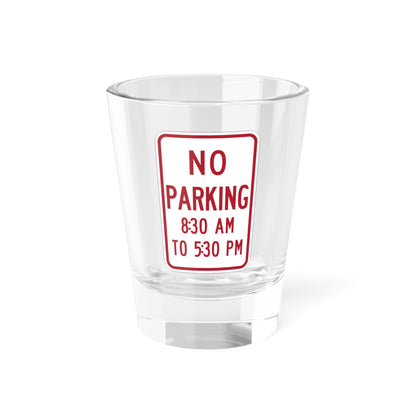 MUTCD-MI R7-2b (Michigan) (Road Sign) Shot Glass 1.5oz