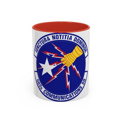 502d Communications Squadron (U.S. Air Force) Accent Coffee Mug