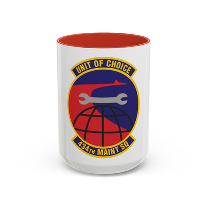 434th Maintenance Squadron (U.S. Air Force) Accent Coffee Mug