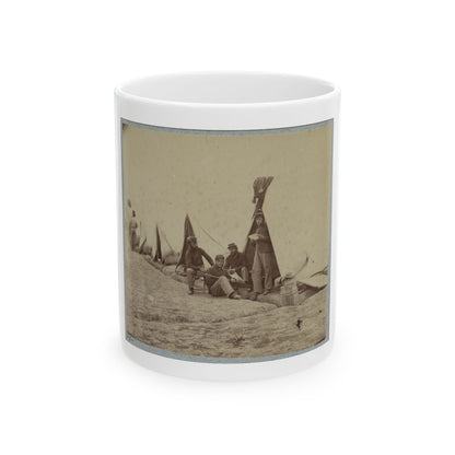 22d New York State Militia Near Harpers Ferry, Va., 1861 I.E.1862 019 (U.S. Civil War) White Coffee Mug