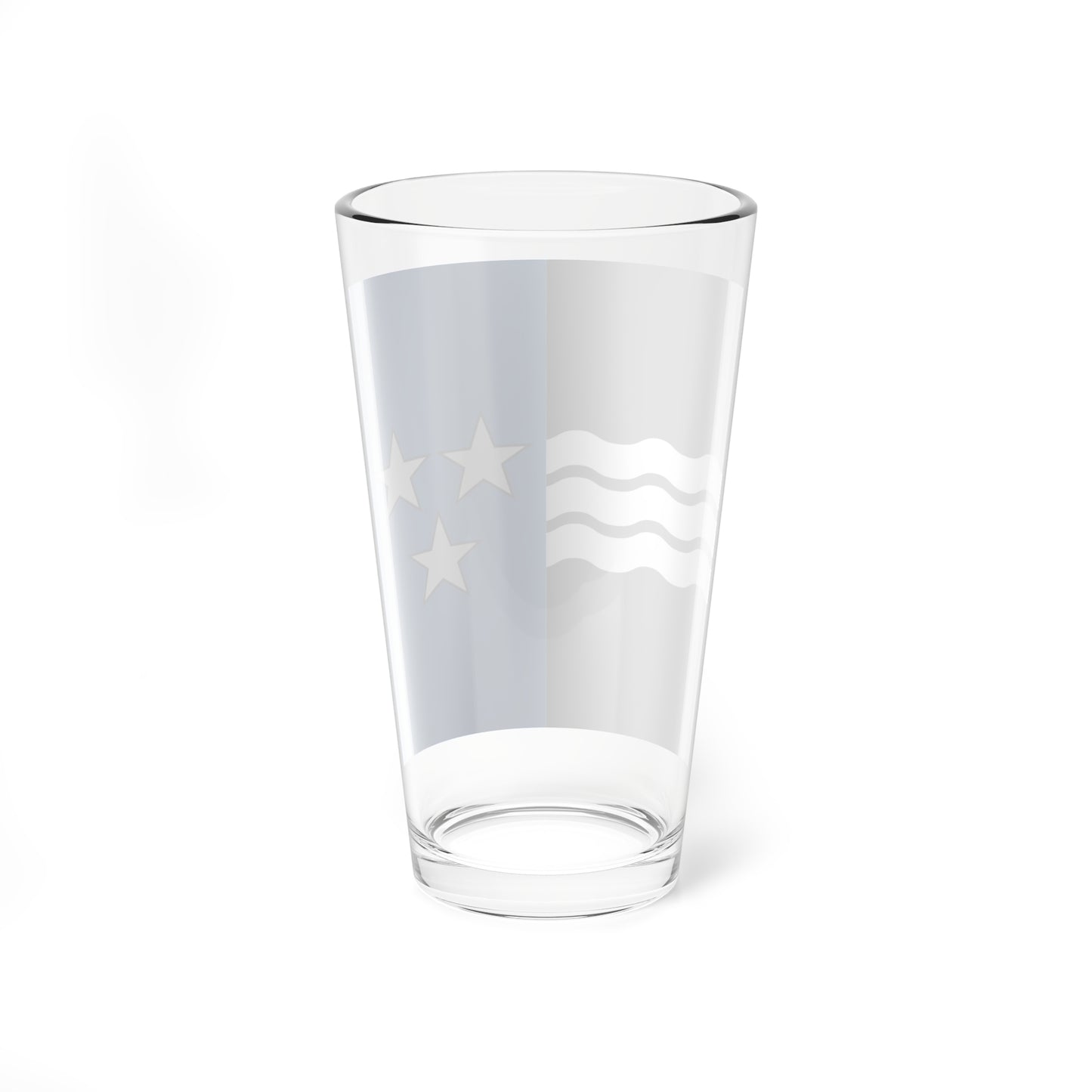 Flag of Canton of Aargau (Switzerland) Pint Glass 16oz