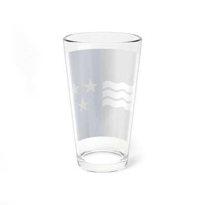 Flag of Canton of Aargau (Switzerland) Pint Glass 16oz