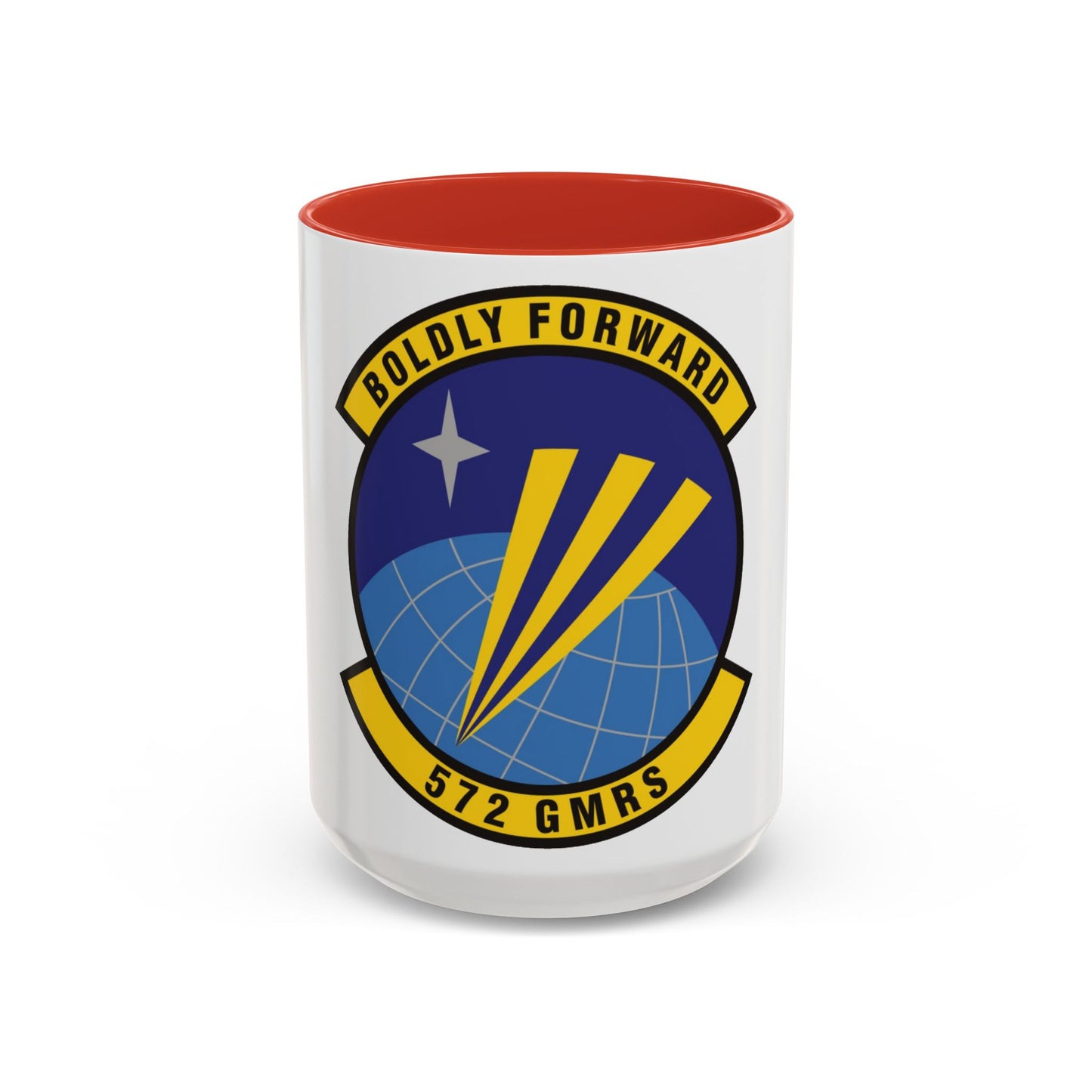 572d Global Mobility Readiness Squadron (U.S. Air Force) Accent Coffee Mug