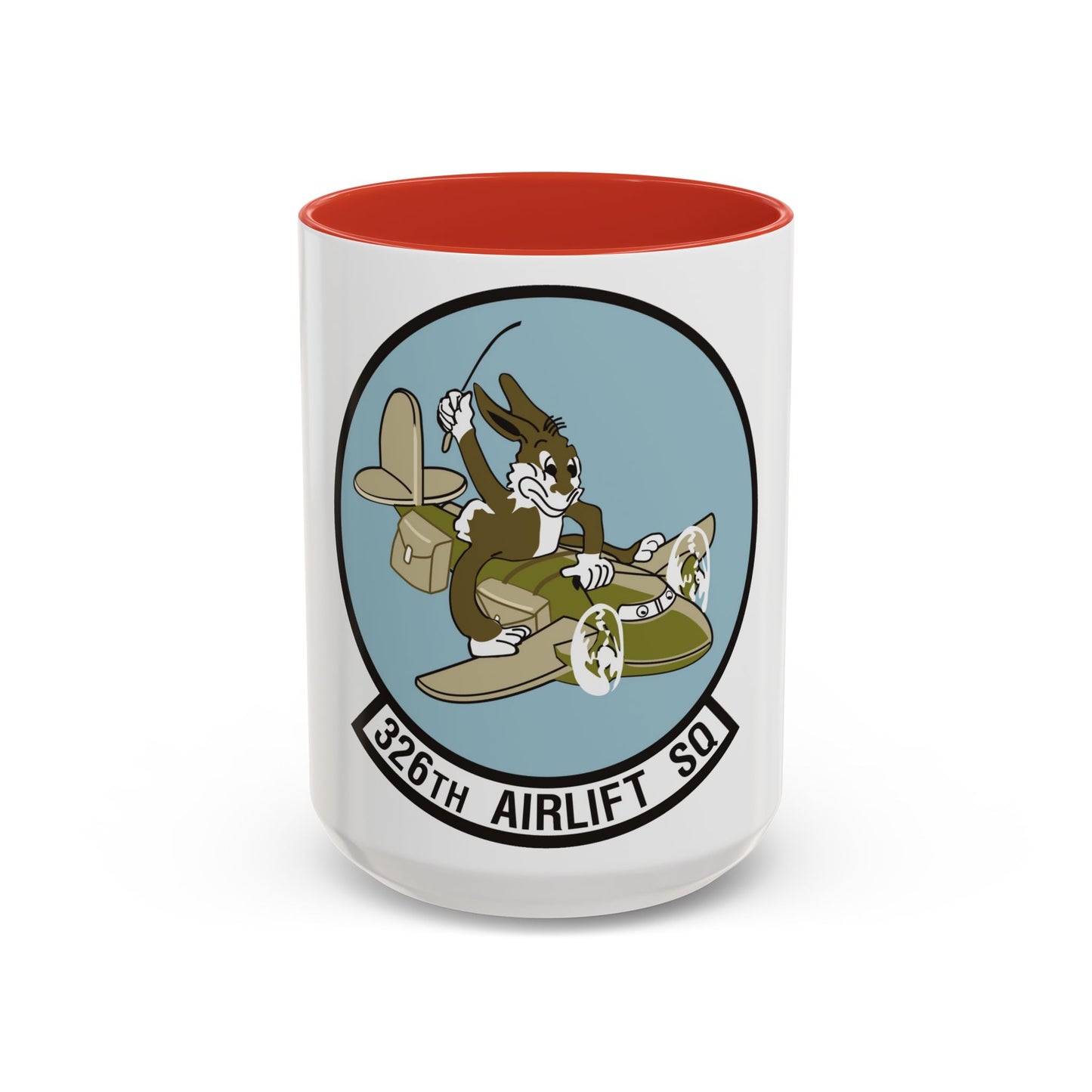 Tasse à café décorative du 326e escadron de transport aérien (US Air Force)