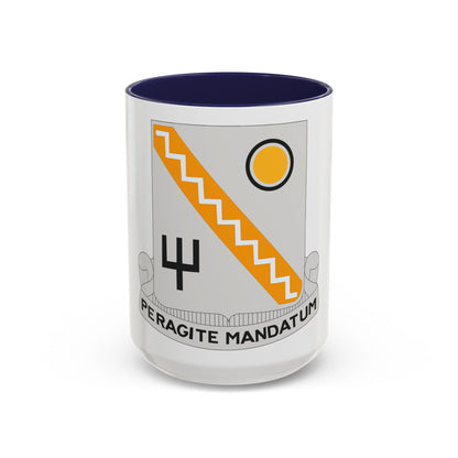 118 Signal Battalion (U.S. Army) Accent Coffee Mug
