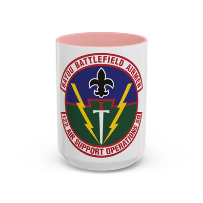 122d Air Support Operations Squadron (U.S. Air Force) Accent Coffee Mug