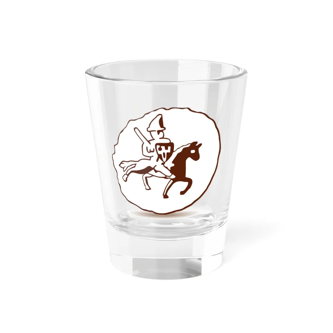 Печать Псковского князя Александра 1331 (Belarus) (Coat of Arms) Shot Glass 1.5oz 1.5oz - Go Mug Yourself