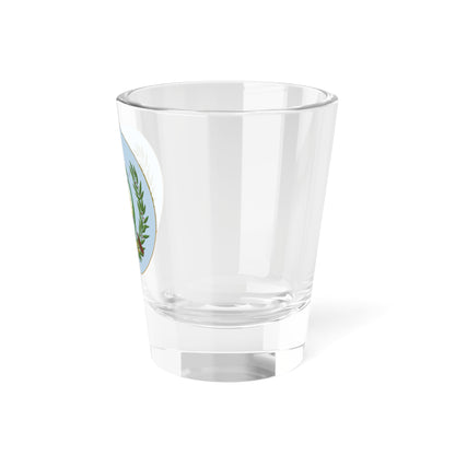Coat of arms of Guatemala with background (Guatemala) (Coat of Arms) Shot Glass 1.5oz