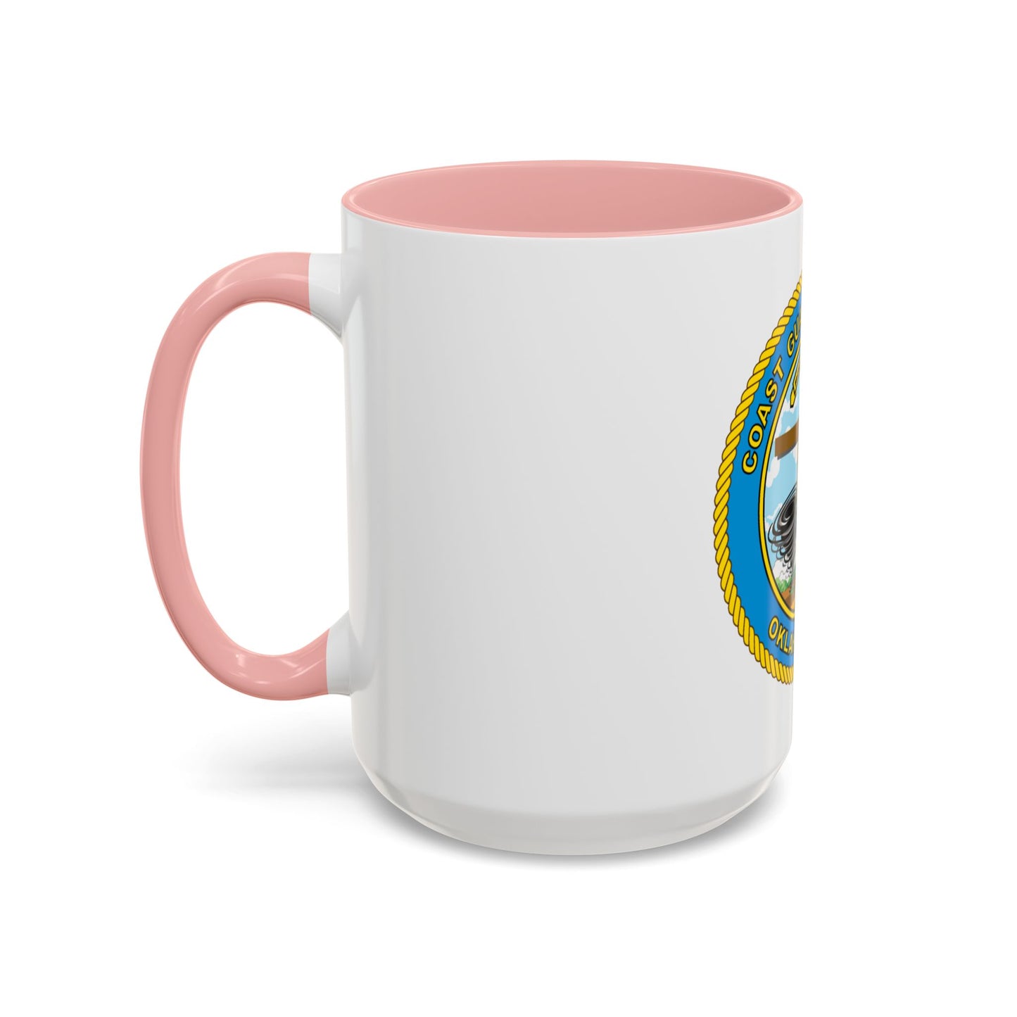 USCG Institute Oklahoma City (U.S. Coast Guard) Accent Coffee Mug
