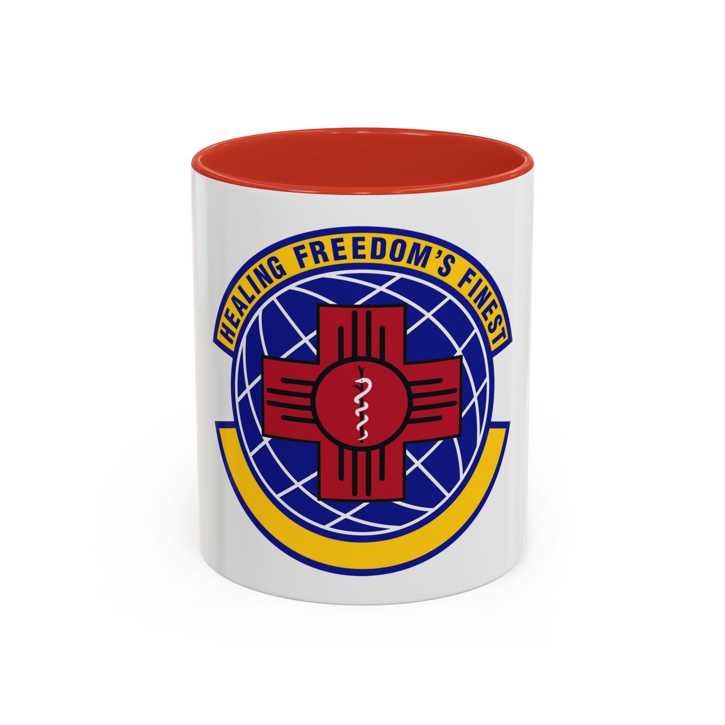 377 Healthcare Operations Squadron AFGSC (U.S. Air Force) Accent Coffee Mug