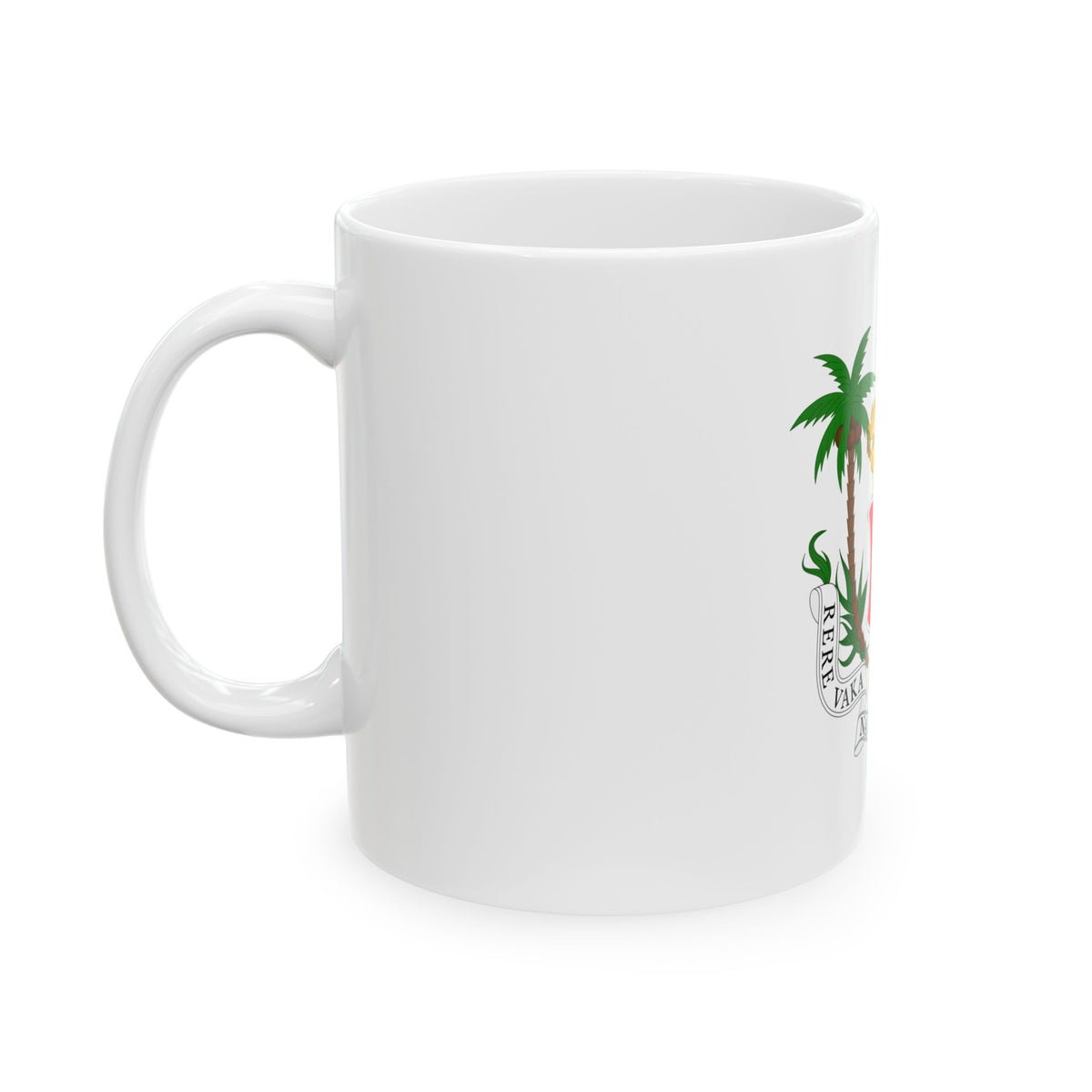Coat of arms of the Kingdom of Fiji (1871-1874) - White Coffee Mug