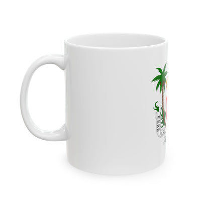 Coat of arms of the Kingdom of Fiji (1871-1874) - White Coffee Mug
