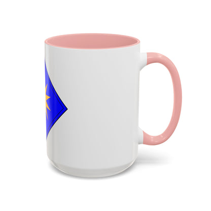 40th Infantry Division CSIB (U.S. Army) Accent Coffee Mug