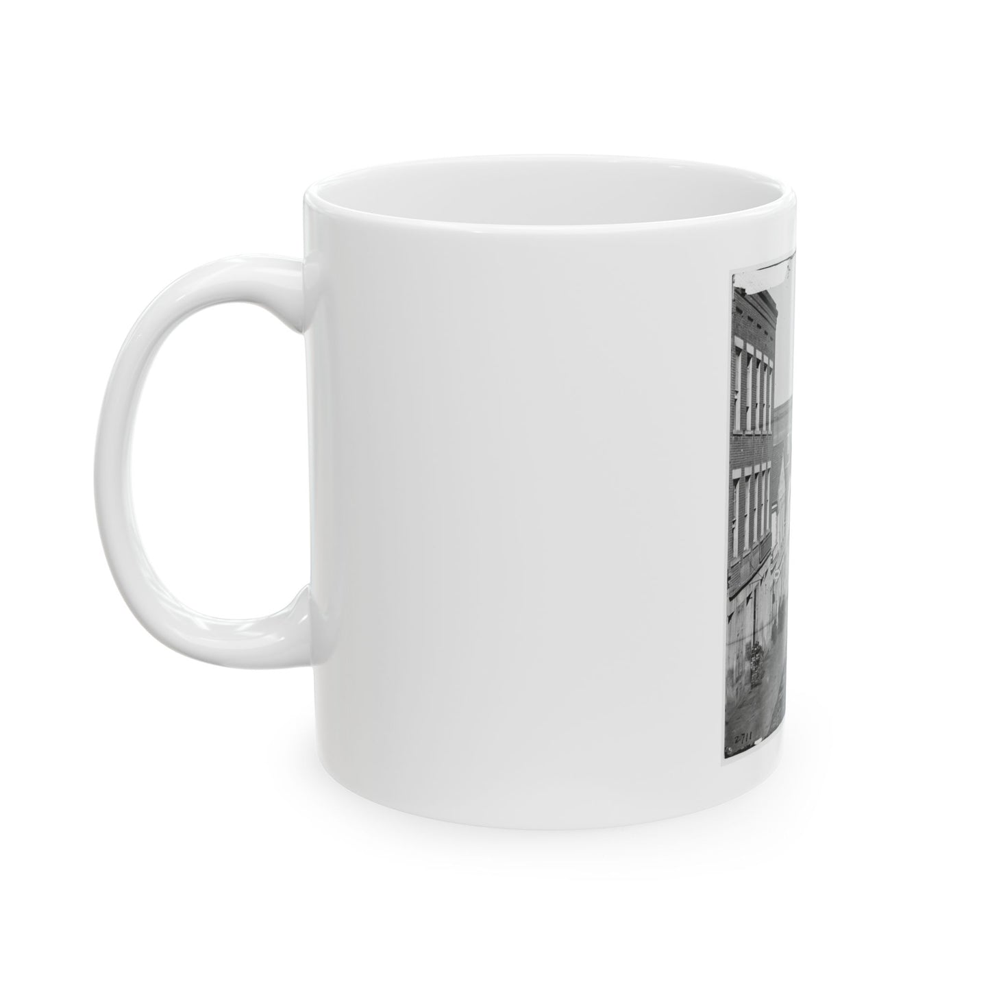 Atlanta, Georgia. View On Whitehall Street (U.S. Civil War) White Coffee Mug