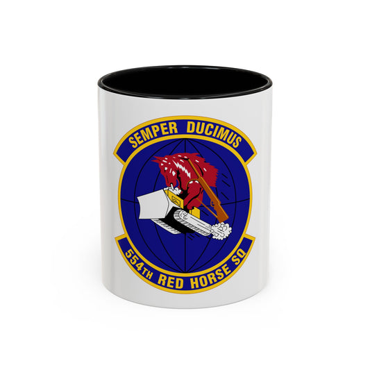 554 RED HORSE Squadron PACAF (U.S. Air Force) Accent Coffee Mug