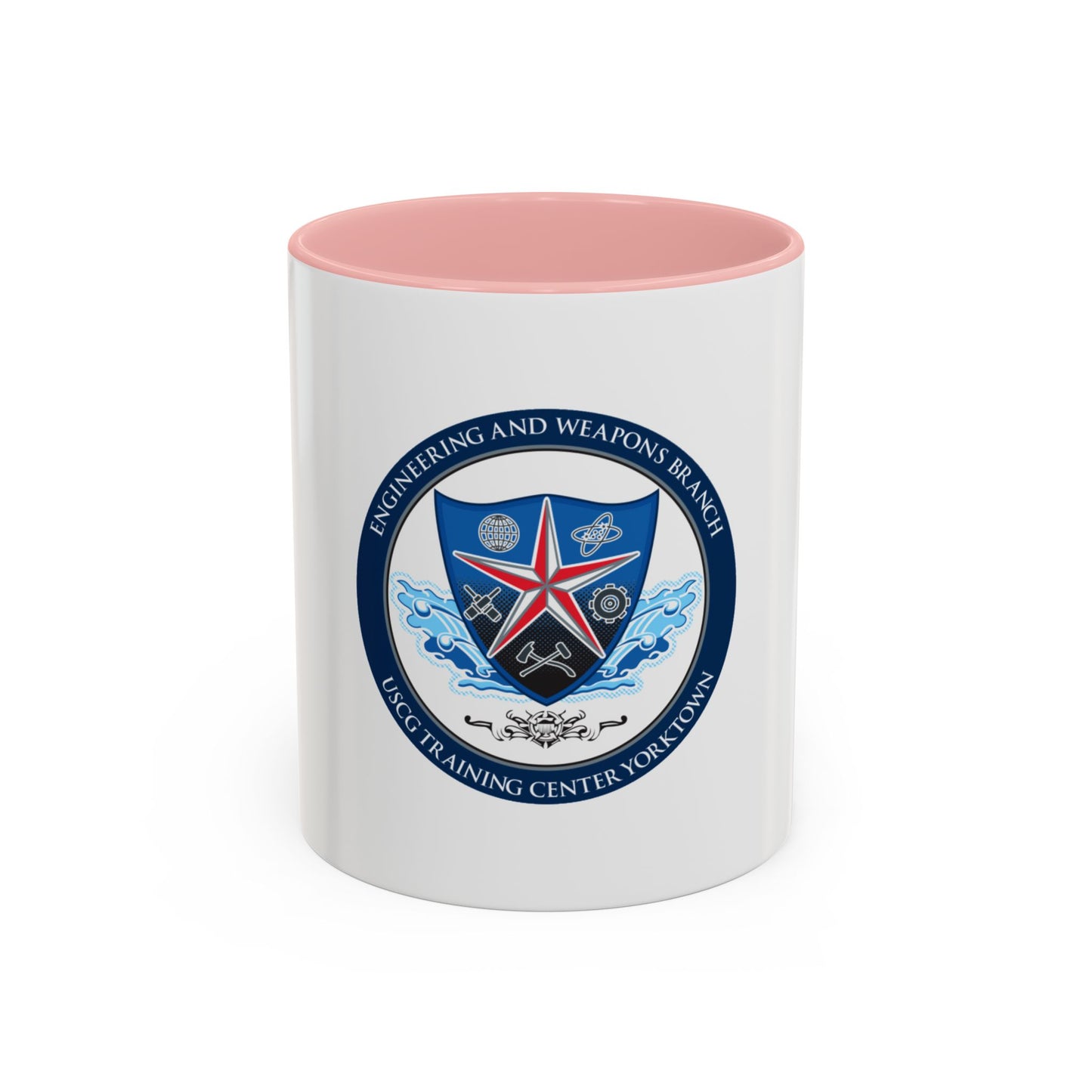 USCGC Training Yorktown (U.S. Coast Guard) Accent Coffee Mug