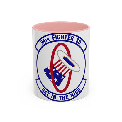 94 Fighter Squadron ACC (U.S. Air Force) Accent Coffee Mug