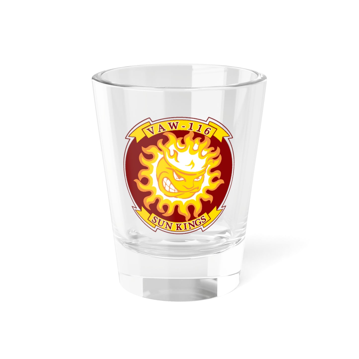 VAW 116 Sun Kings (U.S. Navy) Shot Glass 1.5oz