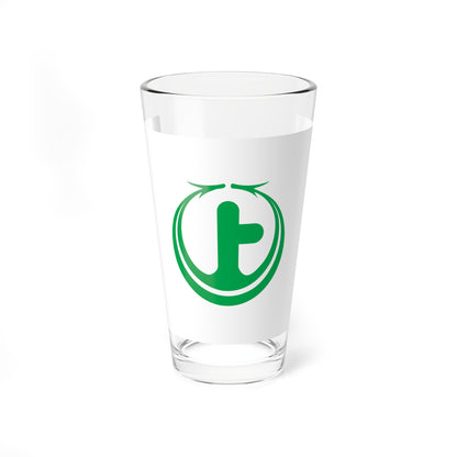 Flag of Agematsu Nagano (Japan) Pint Glass 16oz