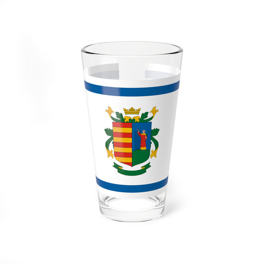 Flag of Szentlorinckata (Hungary) Pint Glass 16oz