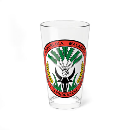 Seal of the Malagasy Republic (Madagascar) (Coat of Arms) Pint Glass 16oz