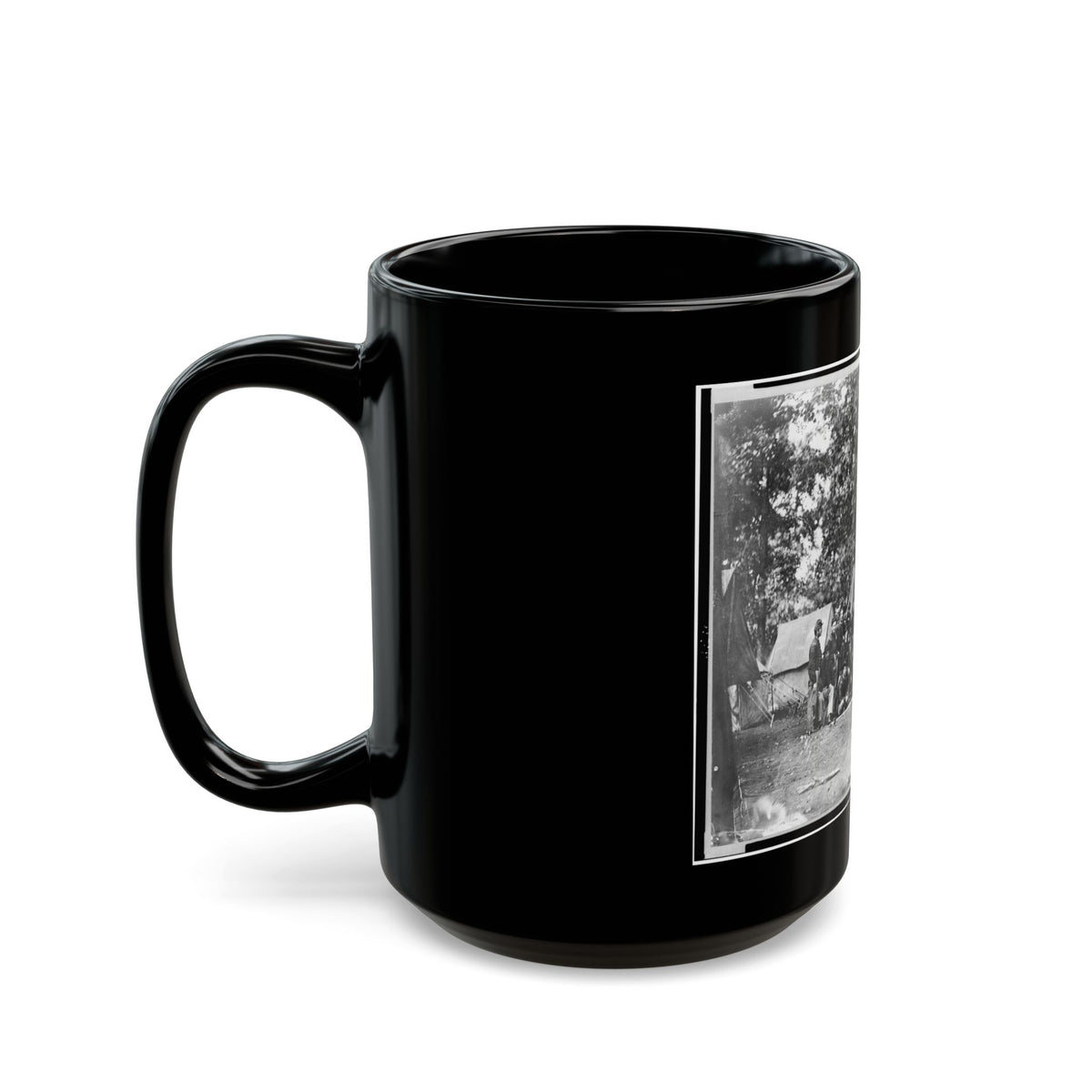Officers Of U.S. Horse Artillery Brigade, Near Culpeper, Va., September, 1863 001 (U.S. Civil War) Black Coffee Mug
