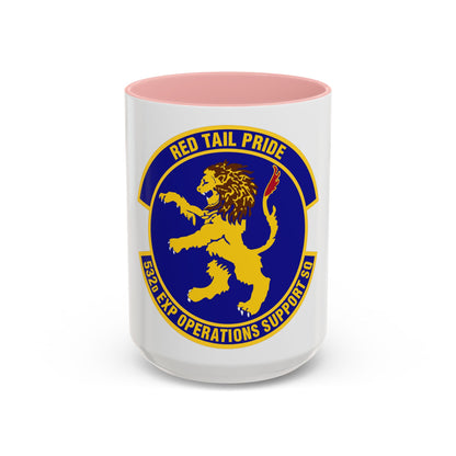 532d Expeditionary Operations Support Squadron (U.S. Air Force) Accent Coffee Mug