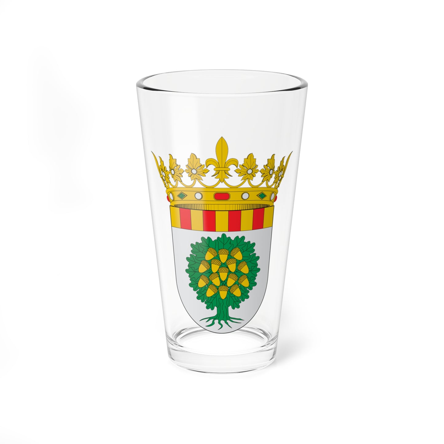 Escudo del Campo de Belchite (Spain) (Coat of Arms) Pint Glass 16oz