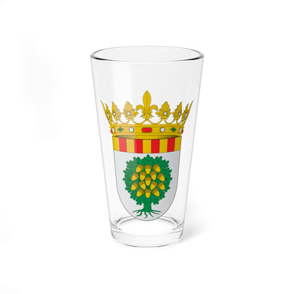Escudo del Campo de Belchite (Spain) (Coat of Arms) Pint Glass 16oz