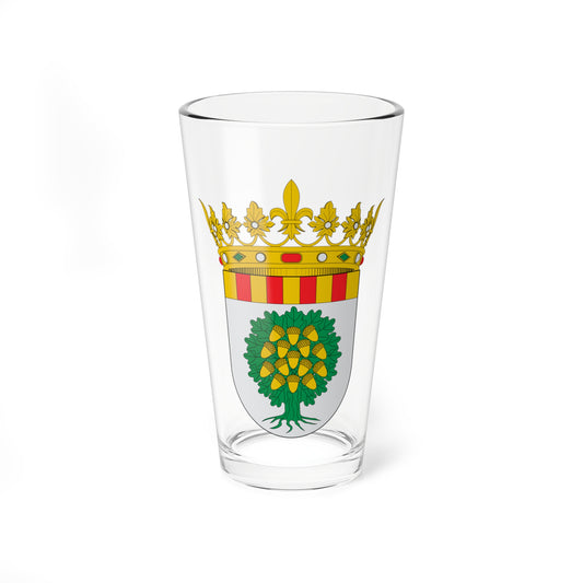 Escudo del Campo de Belchite (Spain) (Coat of Arms) Pint Glass 16oz