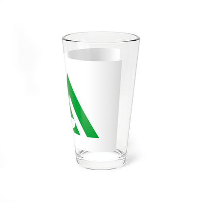 Flag of Iizuna Nagano (Japan) Pint Glass 16oz