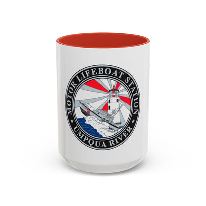 MLSTA Umpqua River (U.S. Coast Guard) Accent Coffee Mug