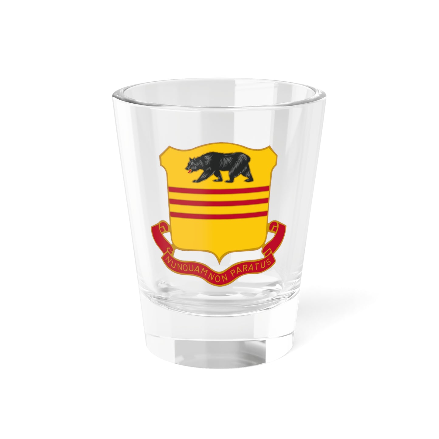 Verre à liqueur du 308e régiment de cavalerie (armée américaine) 1,5 oz