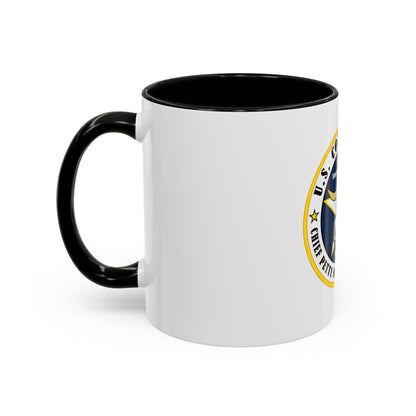 USCG South Texas CPOA (U.S. Coast Guard) Accent Coffee Mug