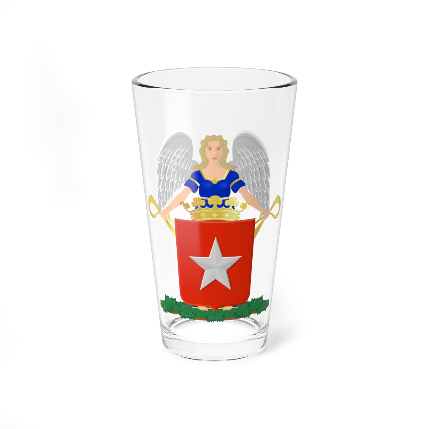 Wapen van Maastricht (Netherlands) (Coat of Arms) Pint Glass 16oz