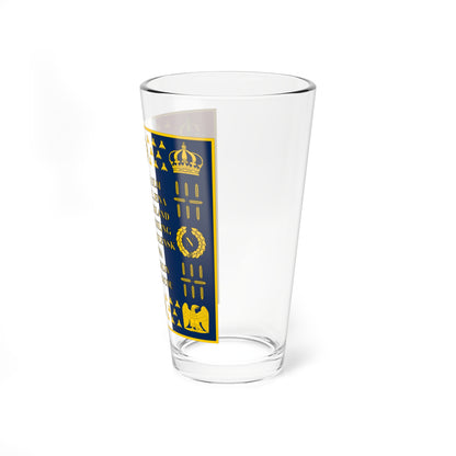 Drapeau de la Garde Imperiale 1812 Revers (France) Pint Glass 16oz