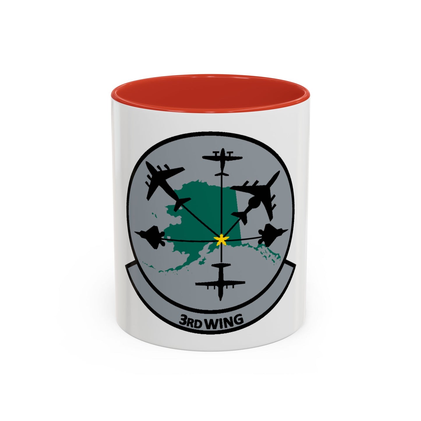 3rd Wing v2 (U.S. Air Force) Accent Coffee Mug