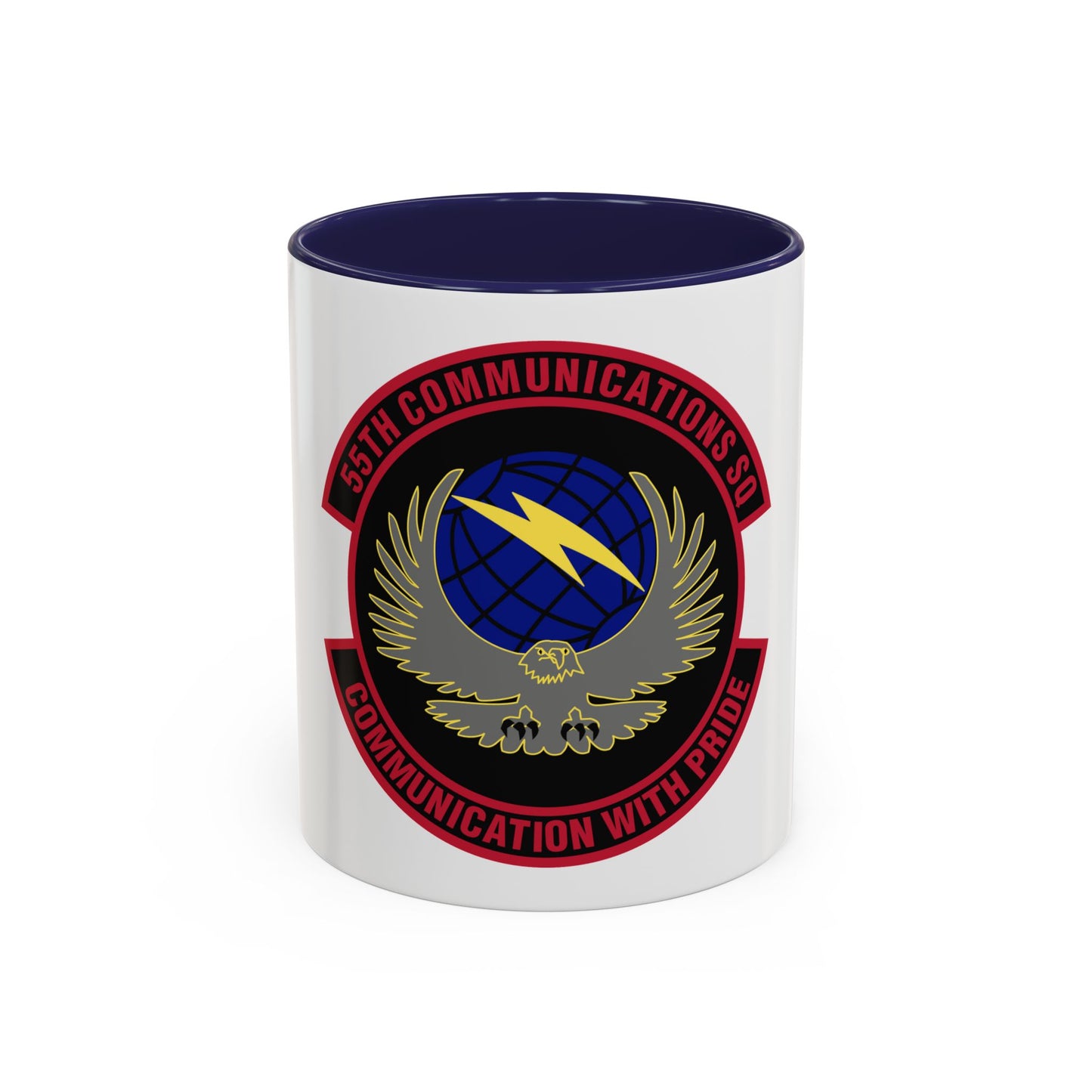 55th Communications Squadron (U.S. Air Force) Accent Coffee Mug