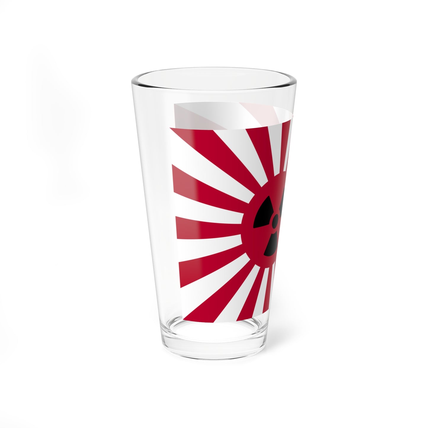 Rising Nuclear Flag (Japan) Pint Glass 16oz