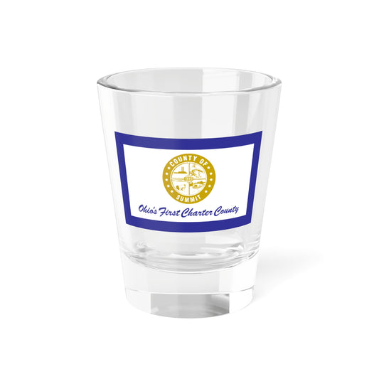Flag of Summit County Ohio (United States) Shot Glass 1.5oz