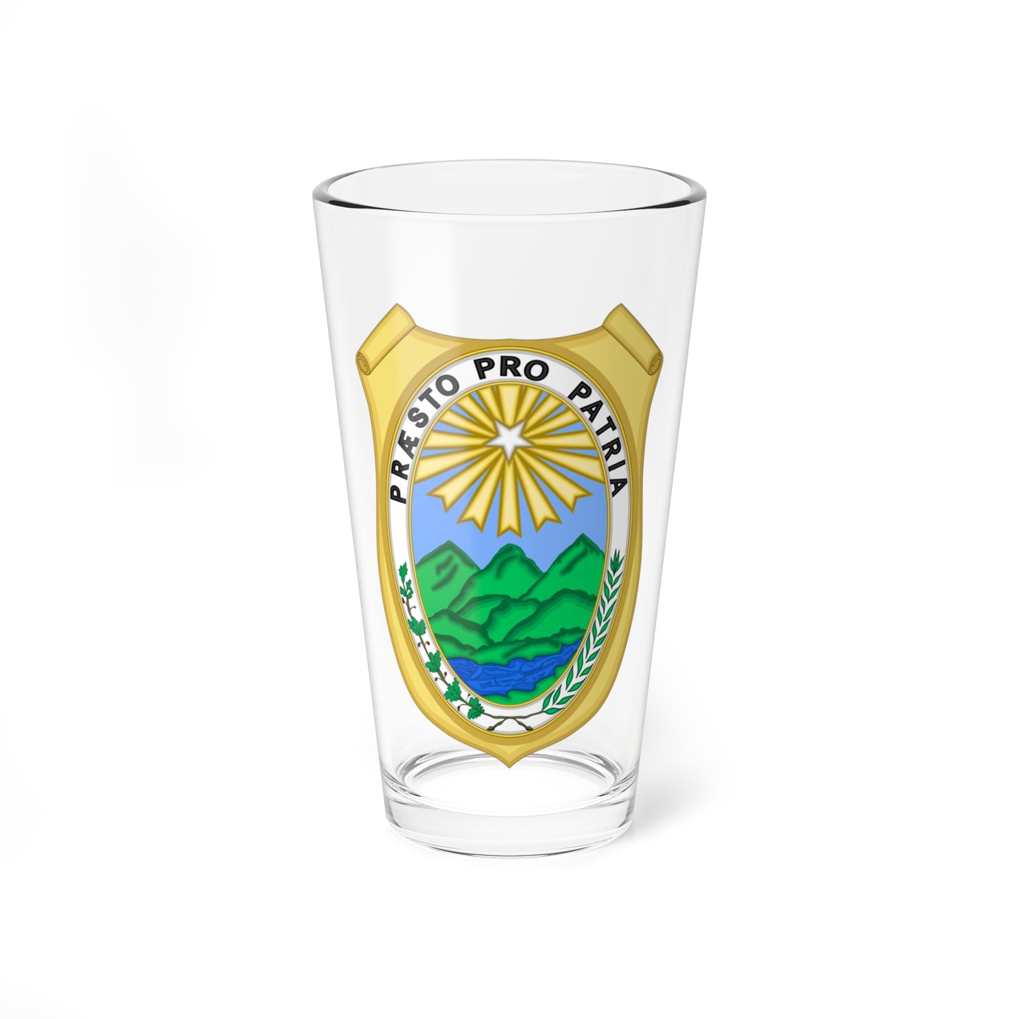 Seal of the Province of Santiago de Cuba (Cuba) (Coat of Arms) Pint Glass 16oz
