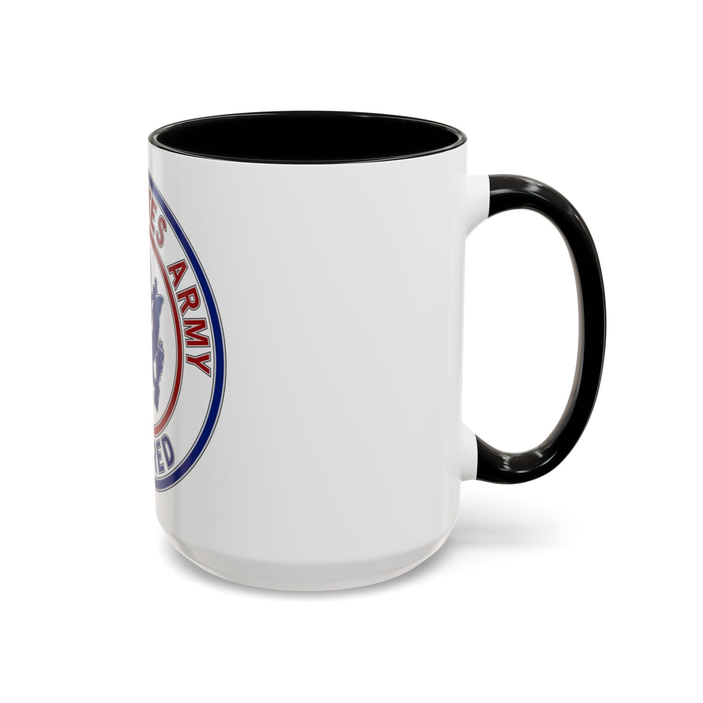 Retired Service Identification Badge 2 (U.S. Army) Accent Coffee Mug