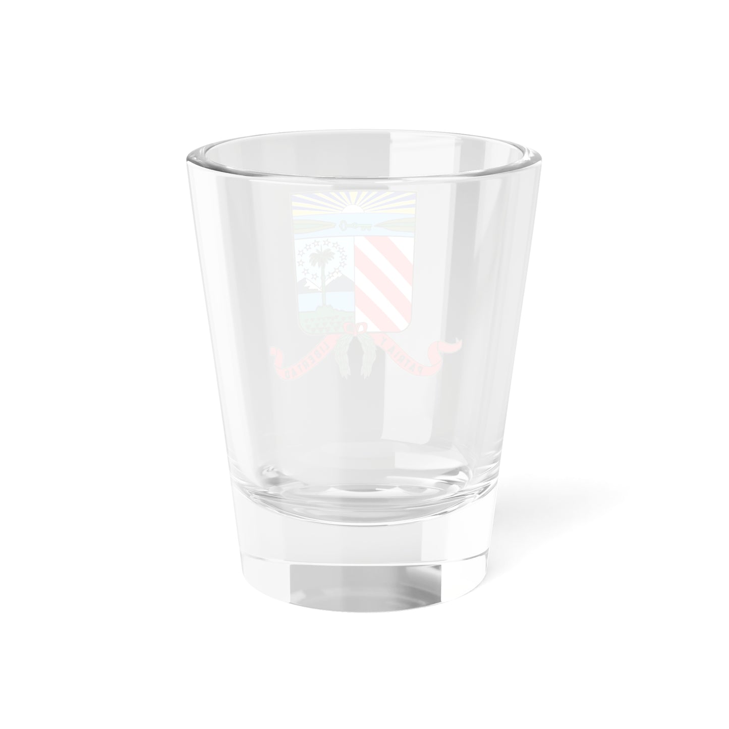 Coat of arms of the Cuban Filibuster Movement - Shot Glass 1.5oz