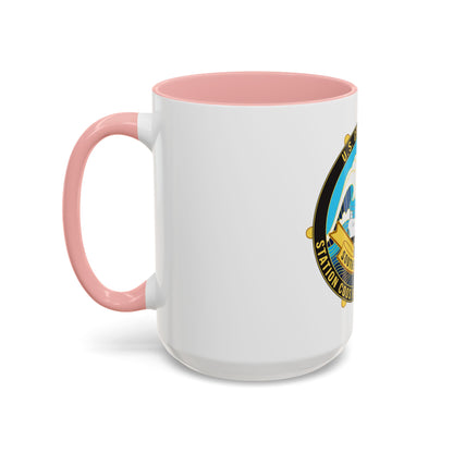 USCG Station Coos Bay (U.S. Coast Guard) Accent Coffee Mug